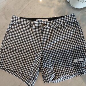 #53 - Old Navy Black and White Gingham Check Shorts - Size 4